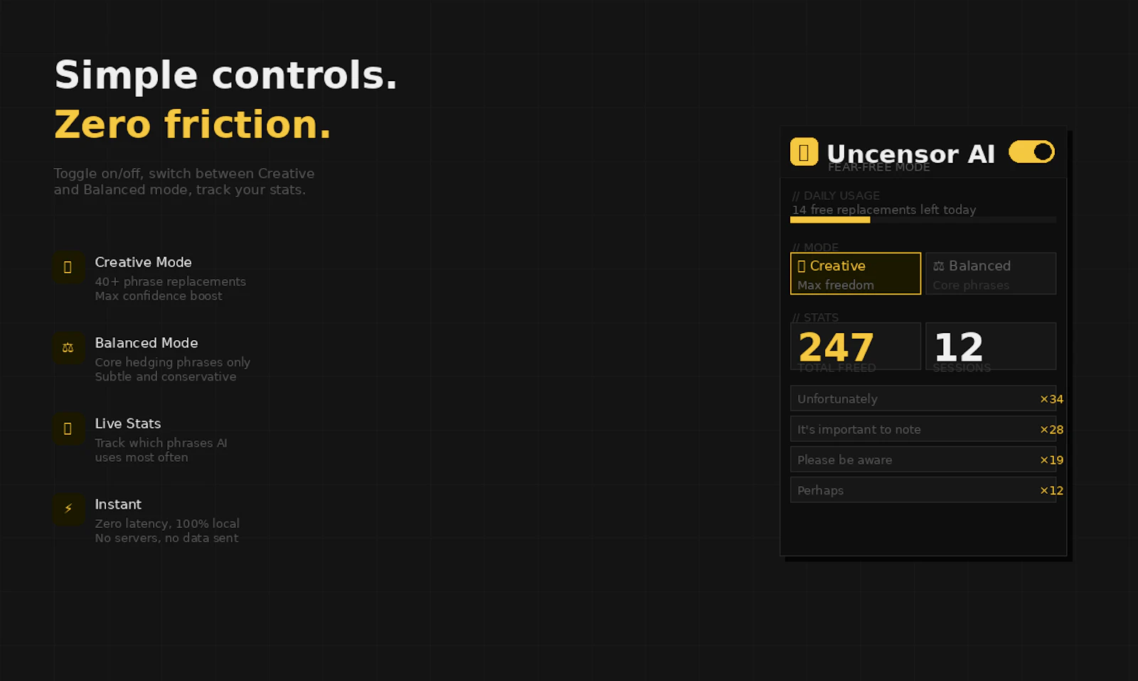 Uncensor AI screenshot 3