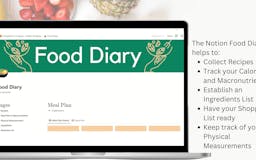 The Notion Food Diary media 1