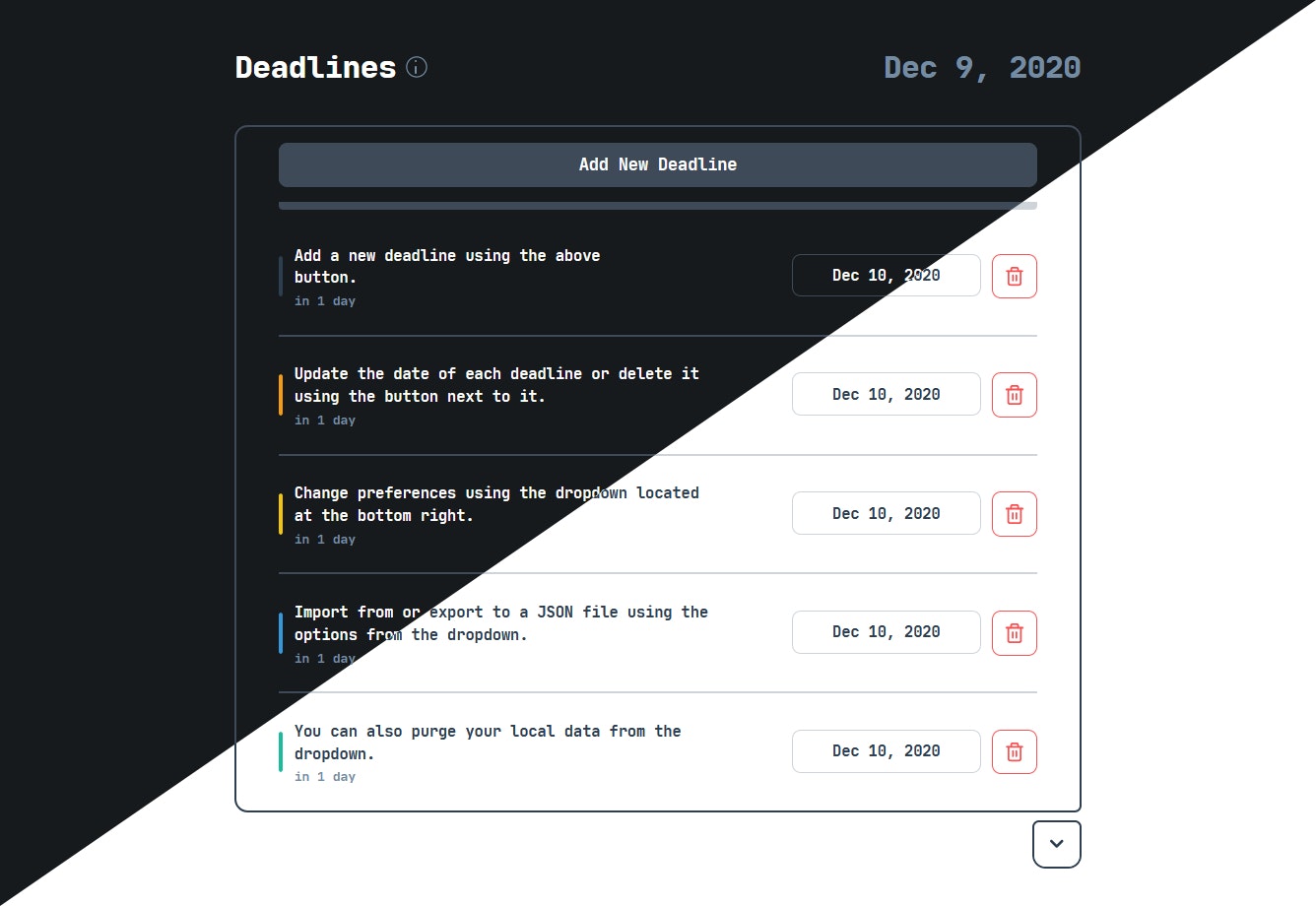 Deadlines gallery image