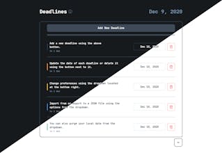 Deadlines gallery image