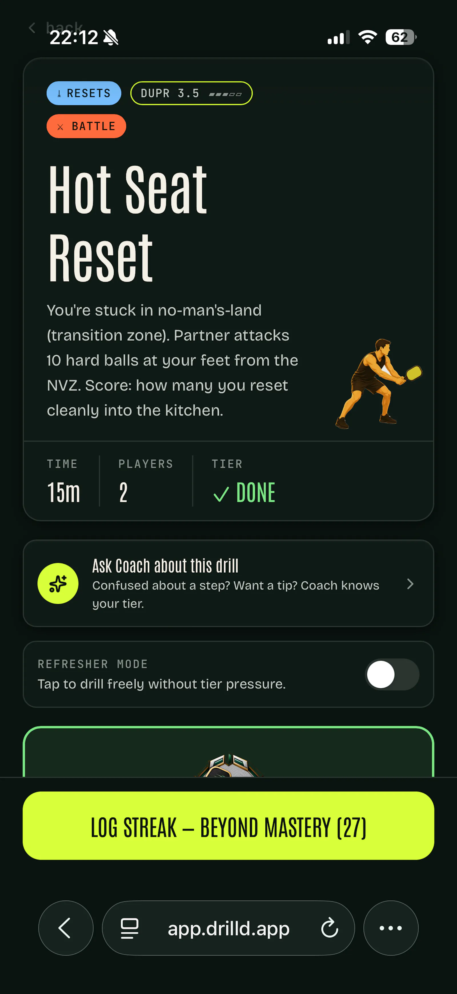 Drilld - Pickleball Trainer App screenshot 6