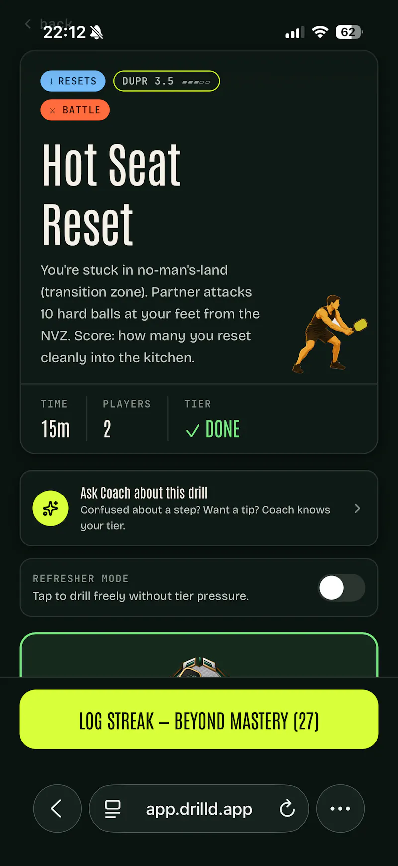 Drilld - Pickleball Trainer App screenshot 6