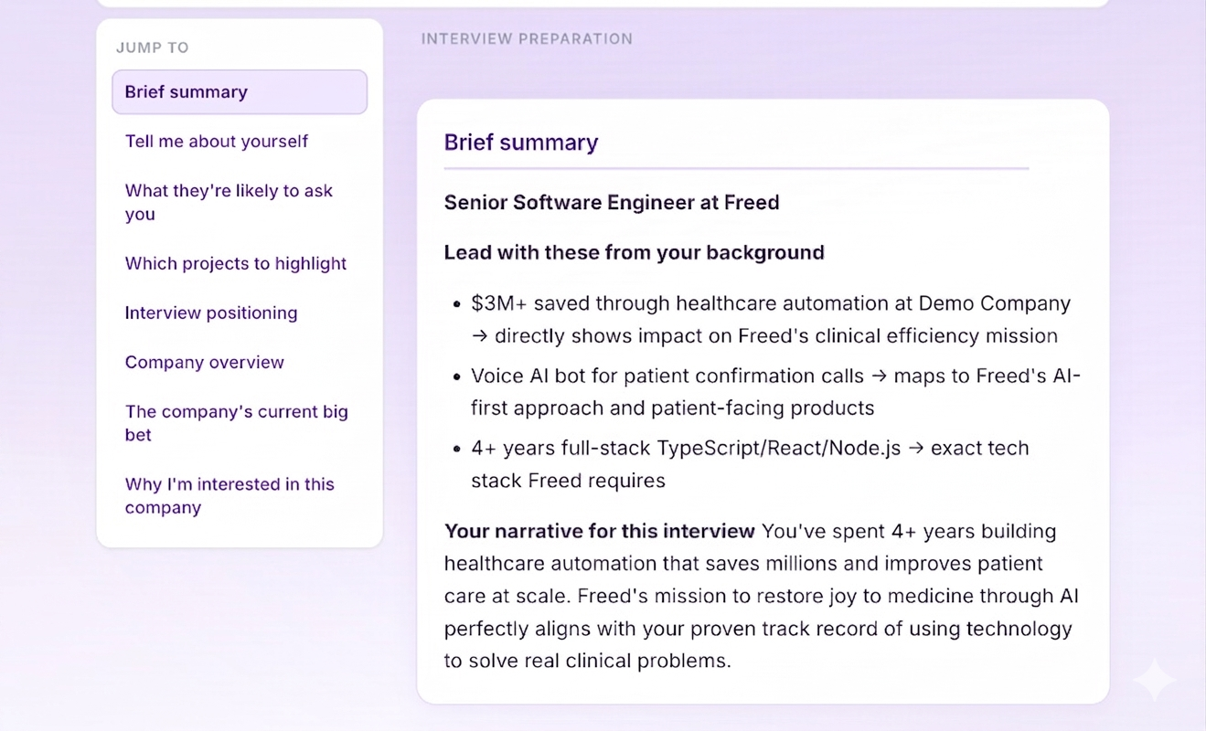 PrepBrief gallery image