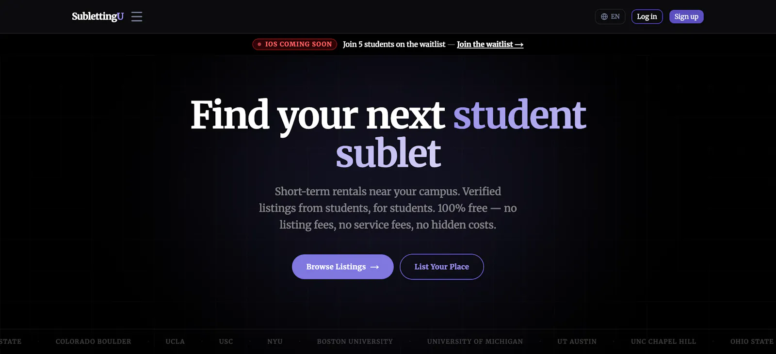 SublettingU screenshot 1