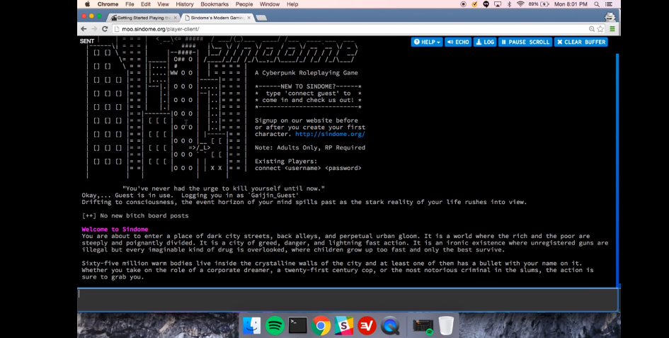 Sindome: Cyberpunk Roleplaying Game gallery image
