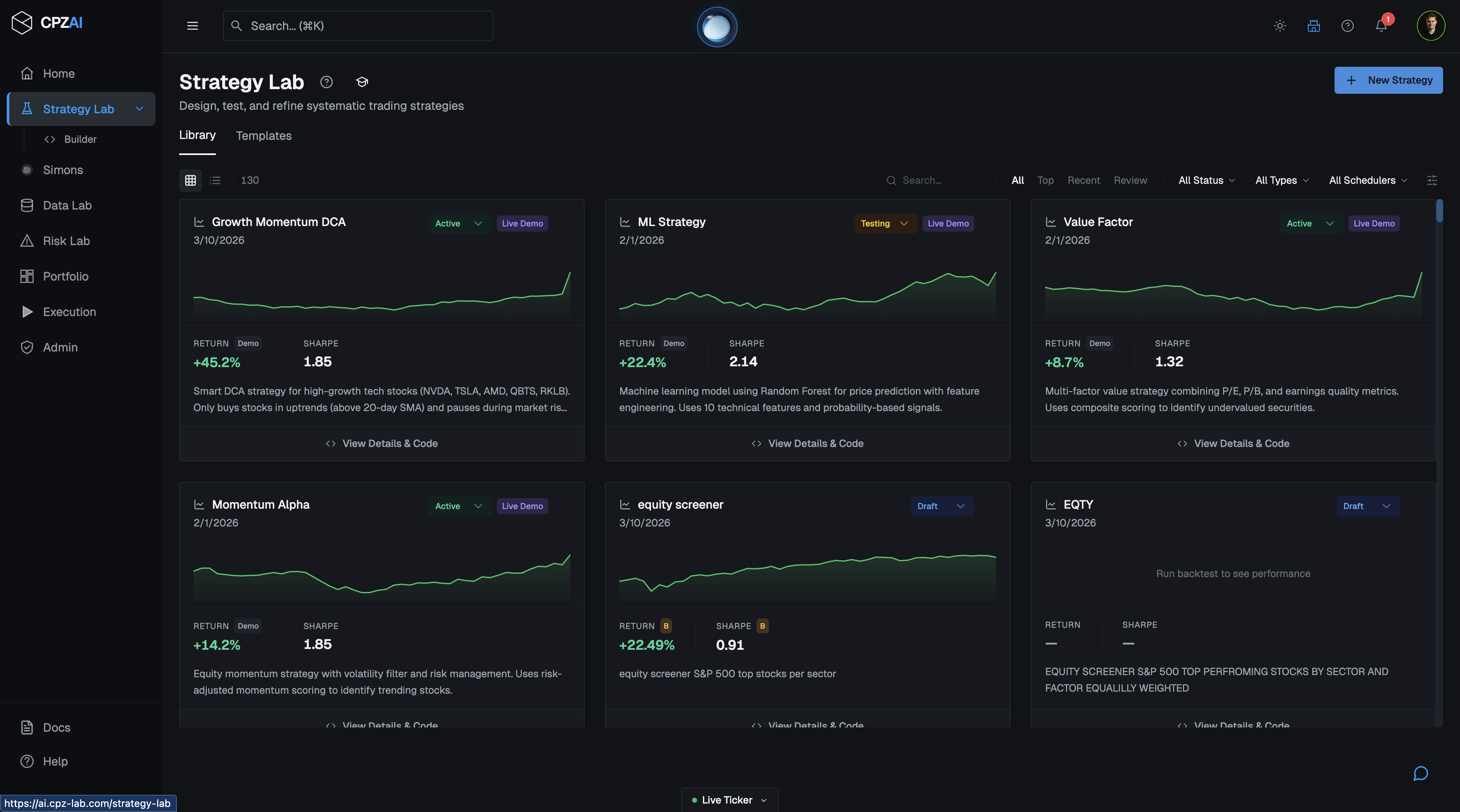 CPZAI - Screenshot 2 showing product features and functionality