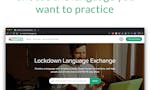 Lockdown Language Exchange image