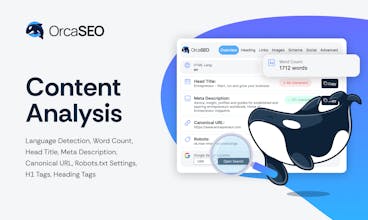 Orca SEO - Your All-in-One SEO Assistant gallery image