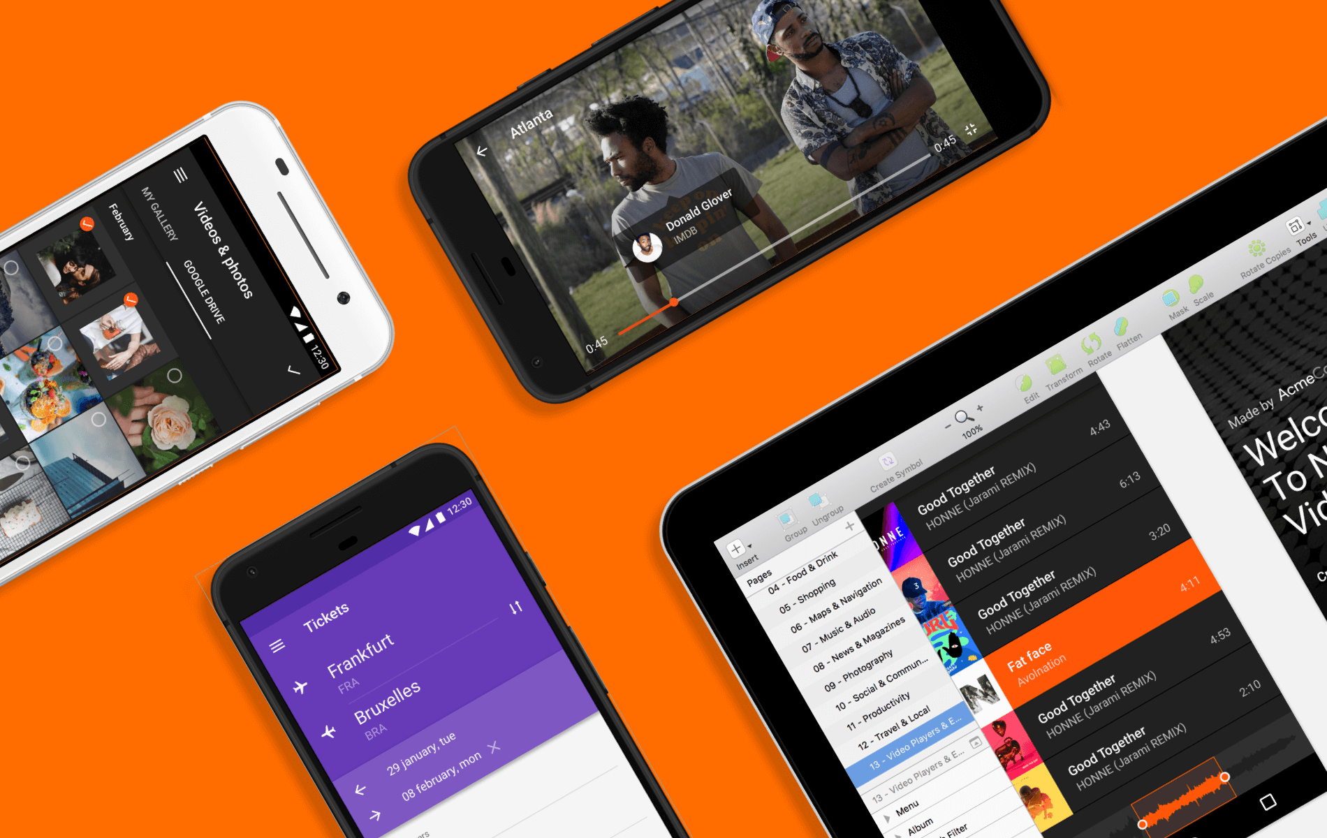 Android Nougat GUI Image