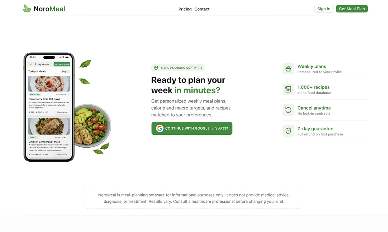 NoroMeal screenshot 3