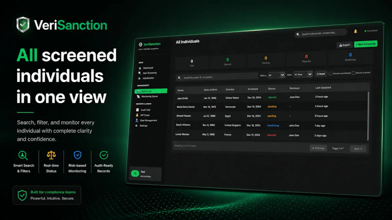 VeriSanction screenshot 5