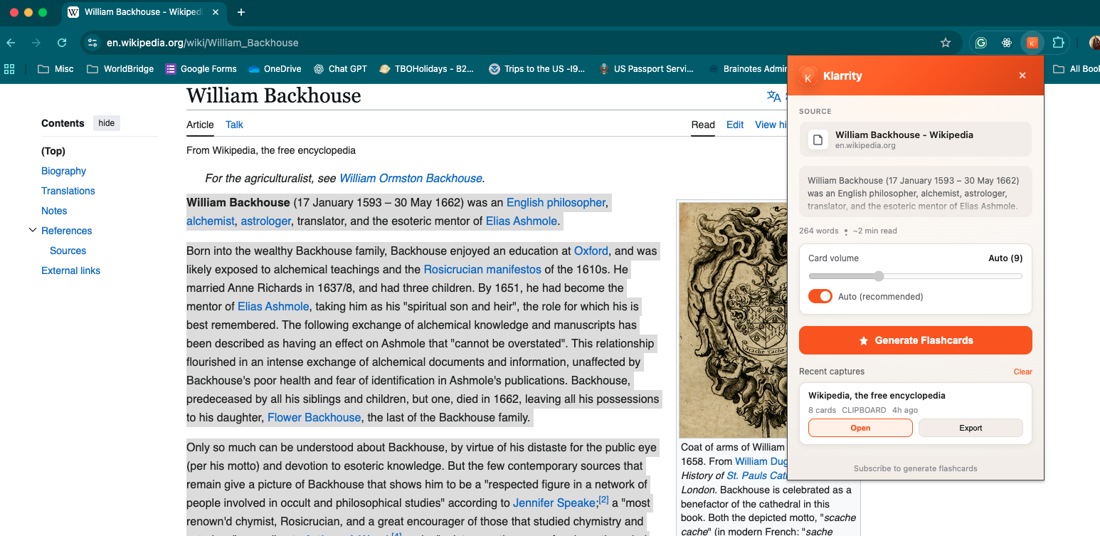 Klarrity - Main product screenshot demonstrating key features and user interface