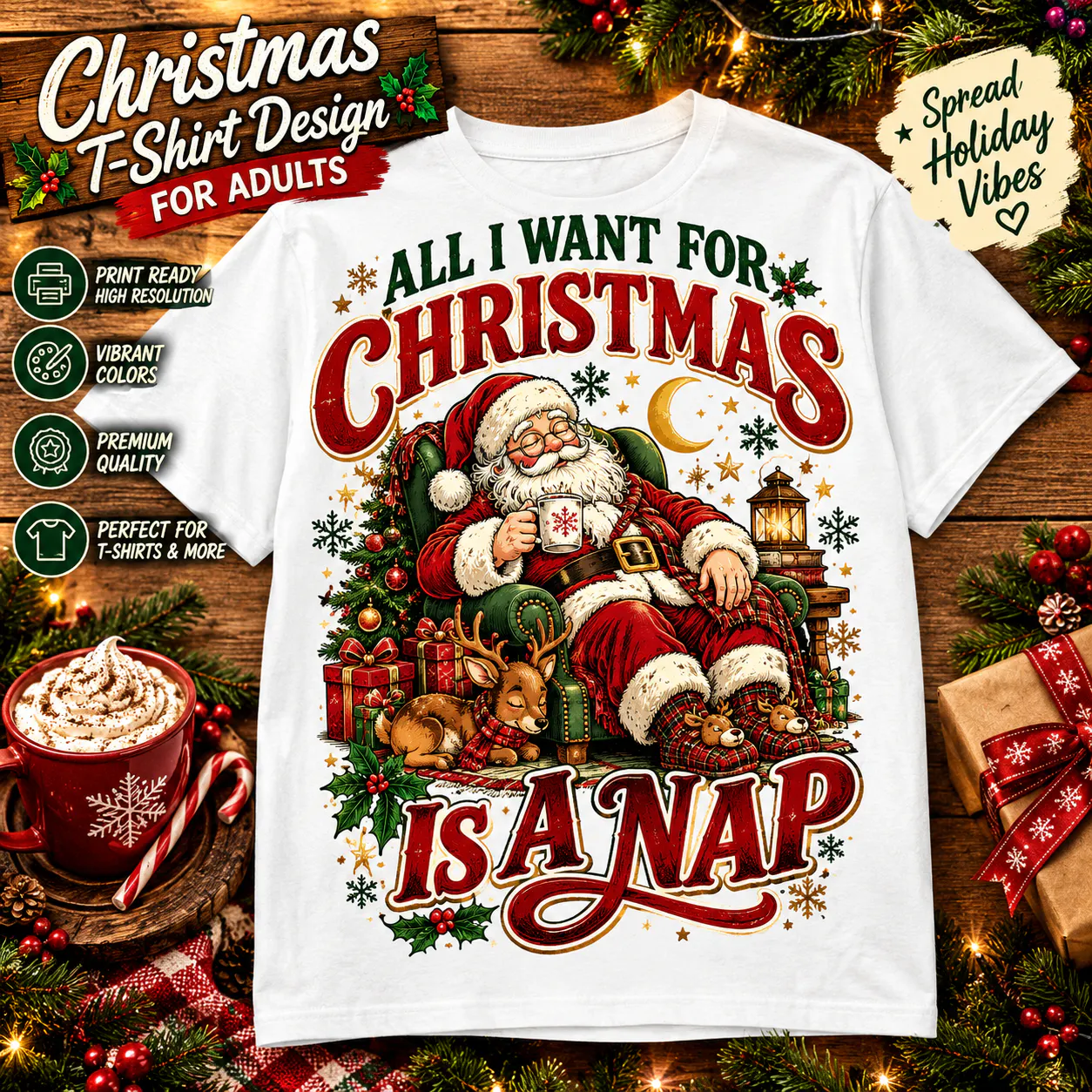 Christmas T-shirt Designs +30 Designs gallery image
