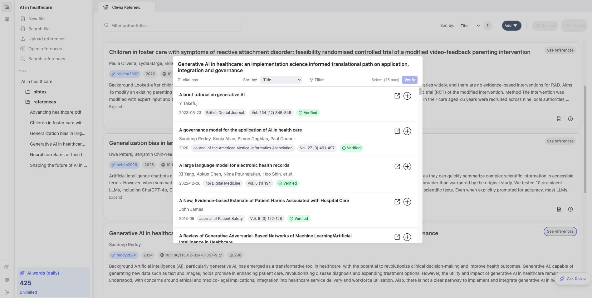 Clevia - Screenshot 5 showing product features and functionality