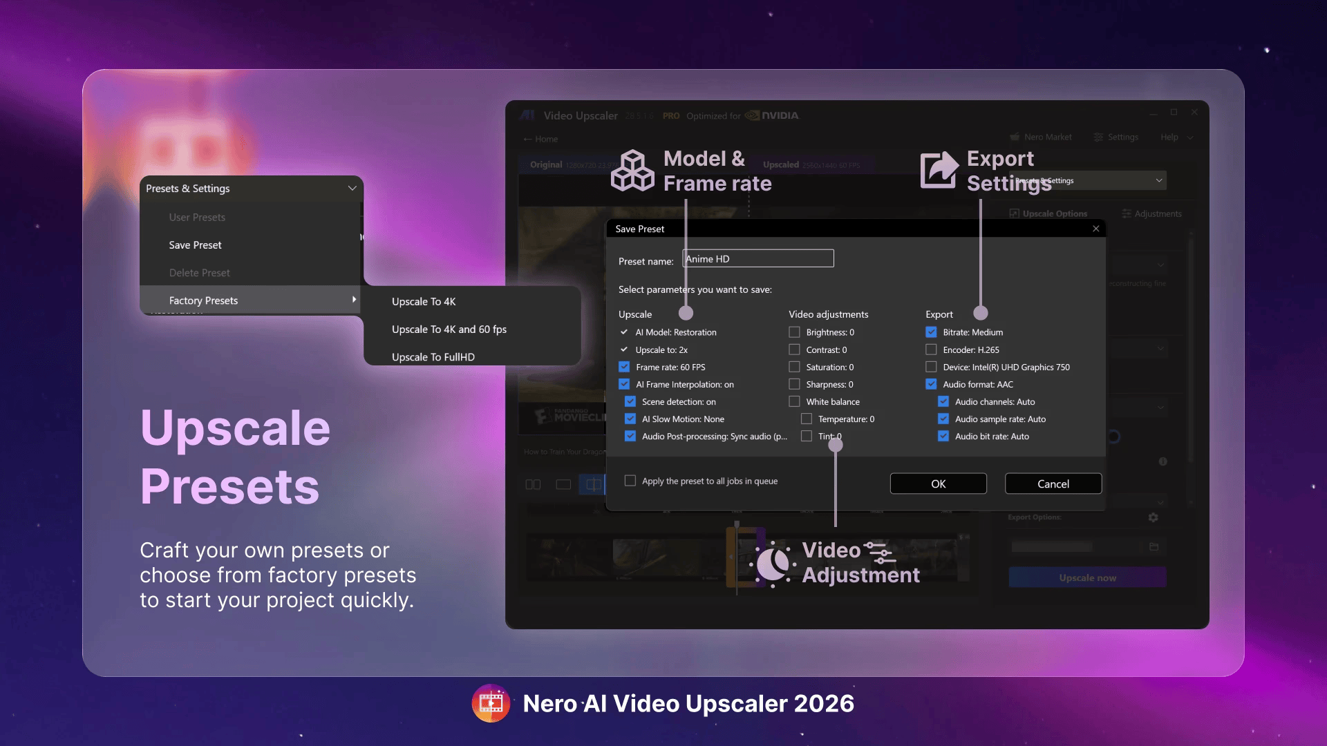 Nero AI Video Upscaler gallery image