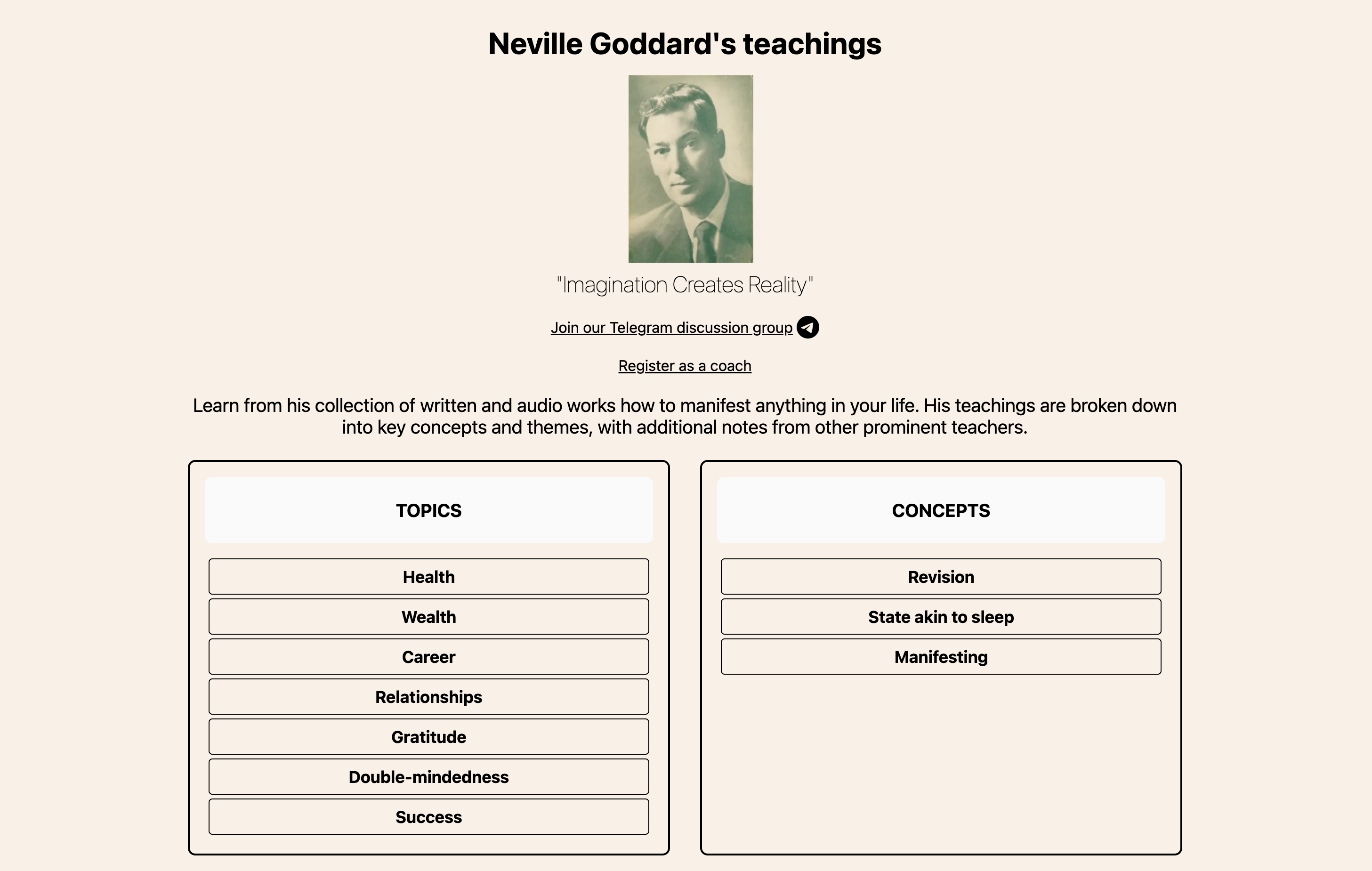 Ajaran Neville Goddard