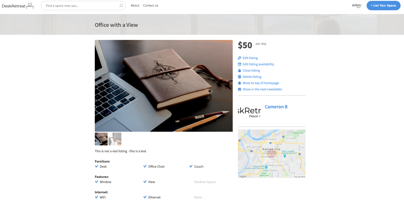 DeskRetreat gallery image