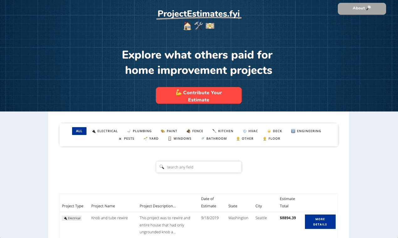 ProjectEstimates.fyi - สำรวจสิ่งที่คนอื่นจ่ายสำหรับโครงการปรับปรุงบ้าน media 1