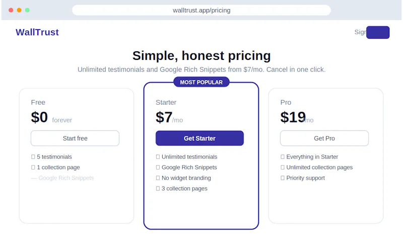 WallTrust screenshot 2