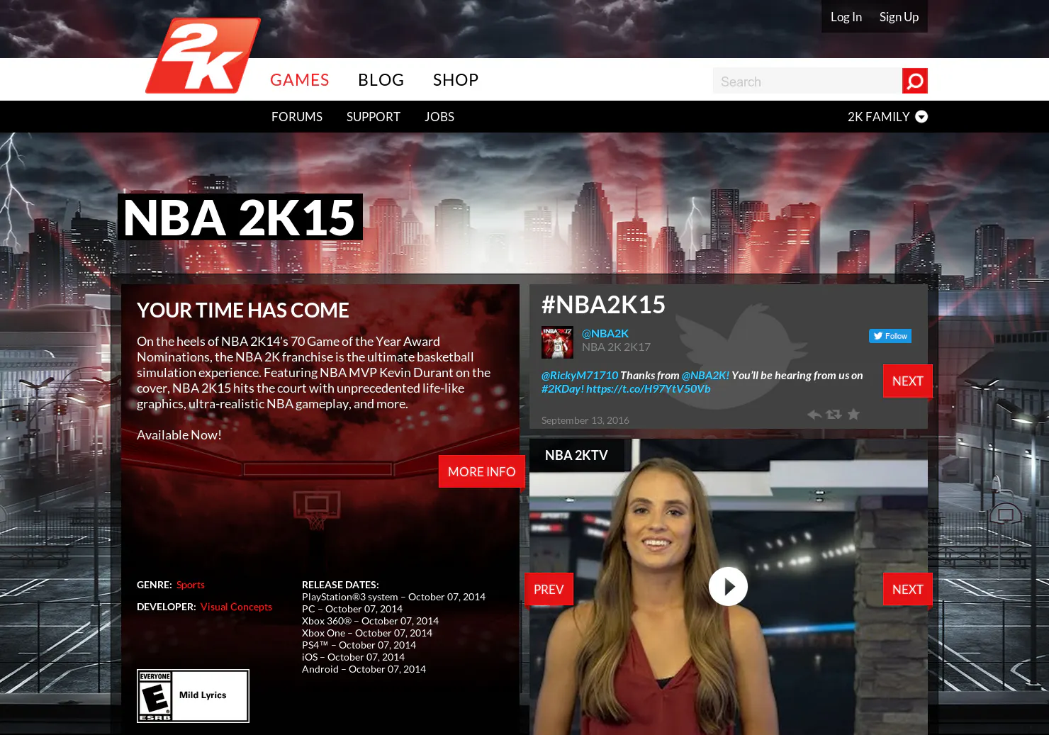 NBA 2K15