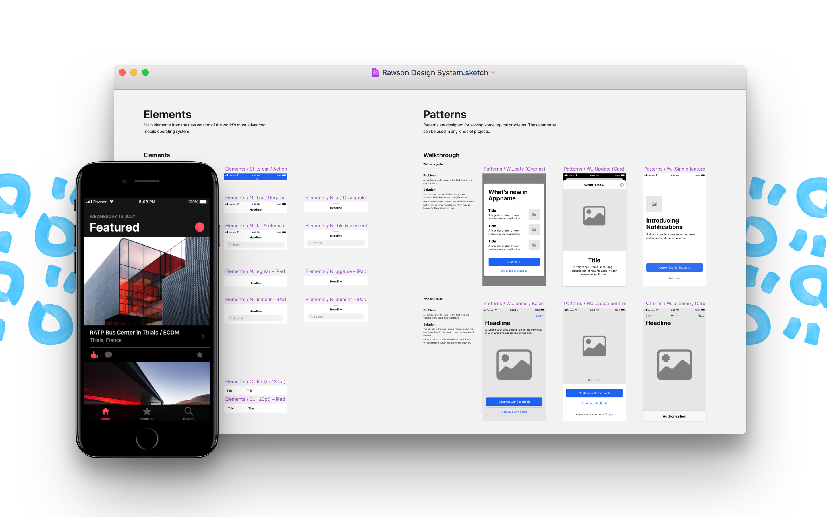Rawson iOS Design System Image