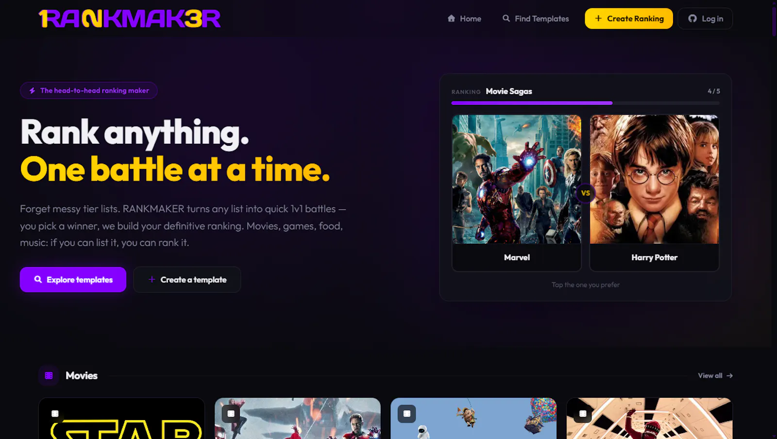 RANKMAKER screenshot 1