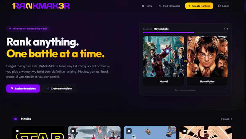 RANKMAKER screenshot 1