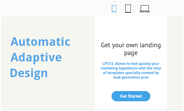Landing Page Generator by LP151 gallery image