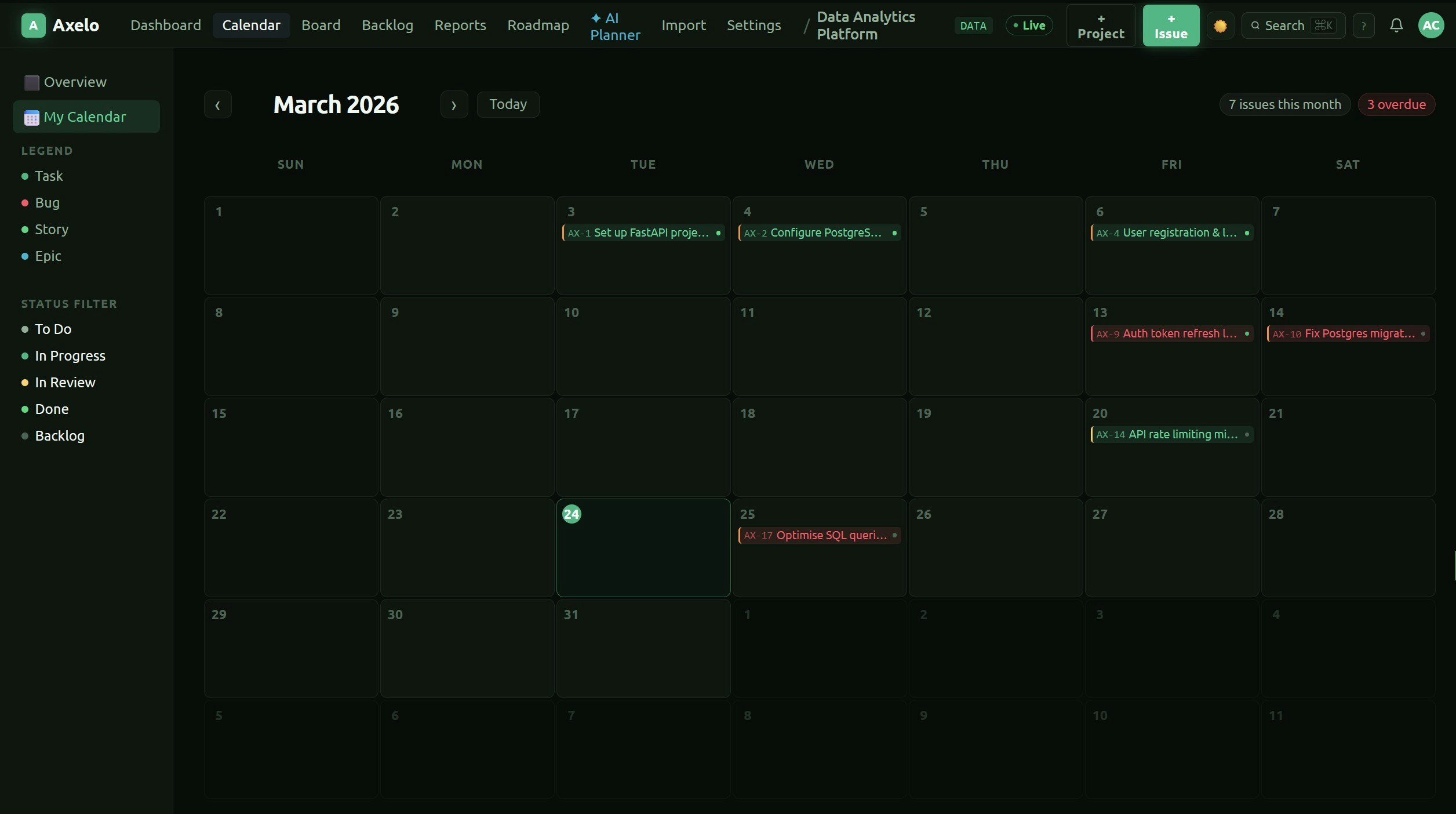 Axelo — Project Management gallery image