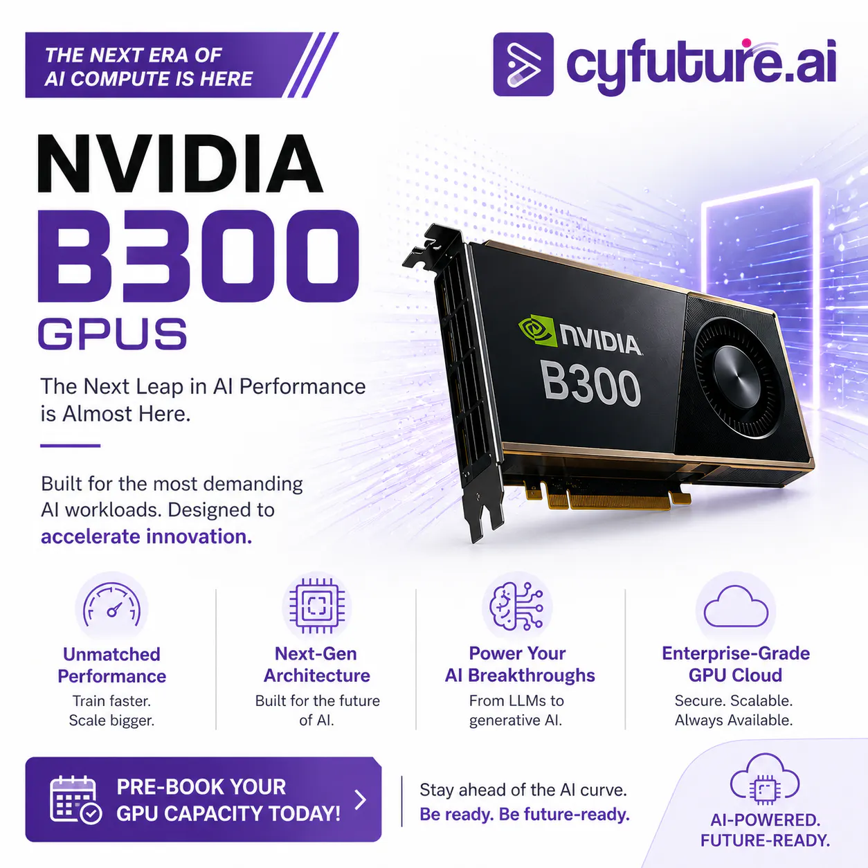 Rent NVIDIA B300 GPU gallery image