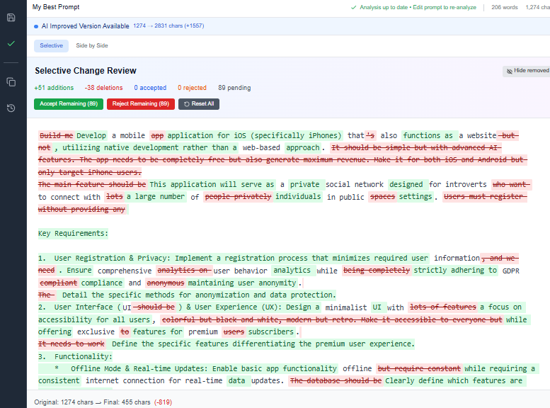 Média Promptota - Optimiseur d'invite en temps réel - Arrêtez de deviner.Commencez à écrire des invites d'IA claires et efficaces. 1