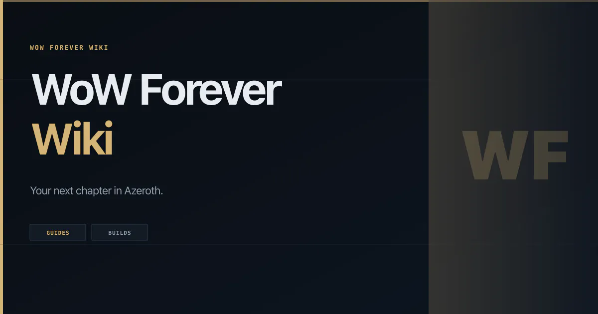 WoW Forever Wiki gallery image