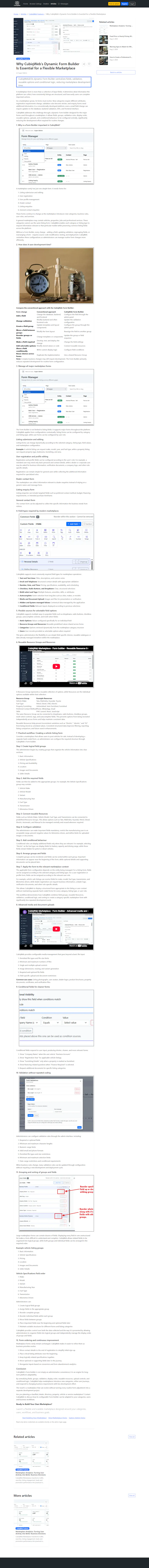 CubiqWeb Marketplace Platform gallery image