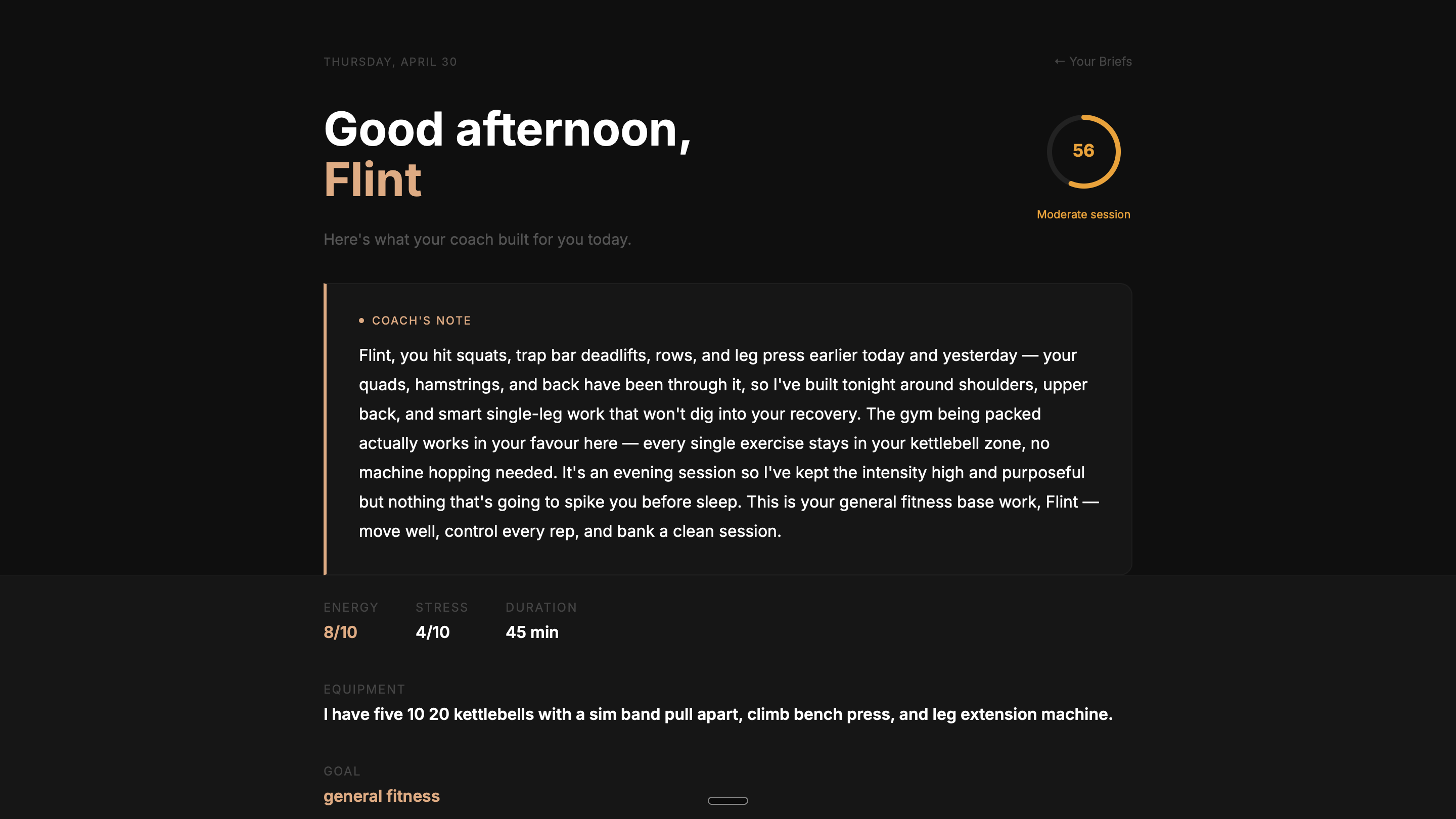 Flint — Your daily spark. gallery image