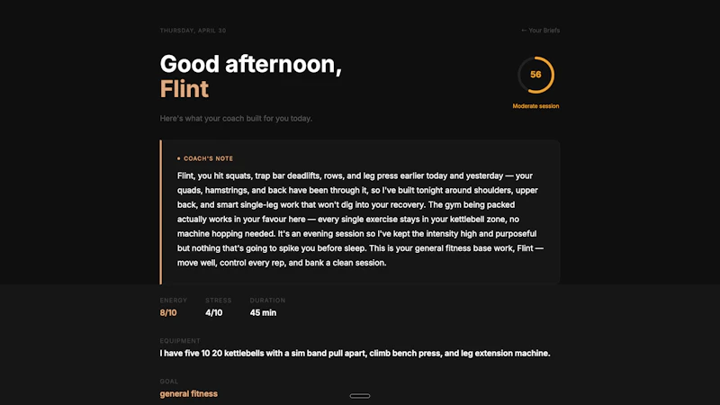 Flint — Your daily spark. screenshot 1