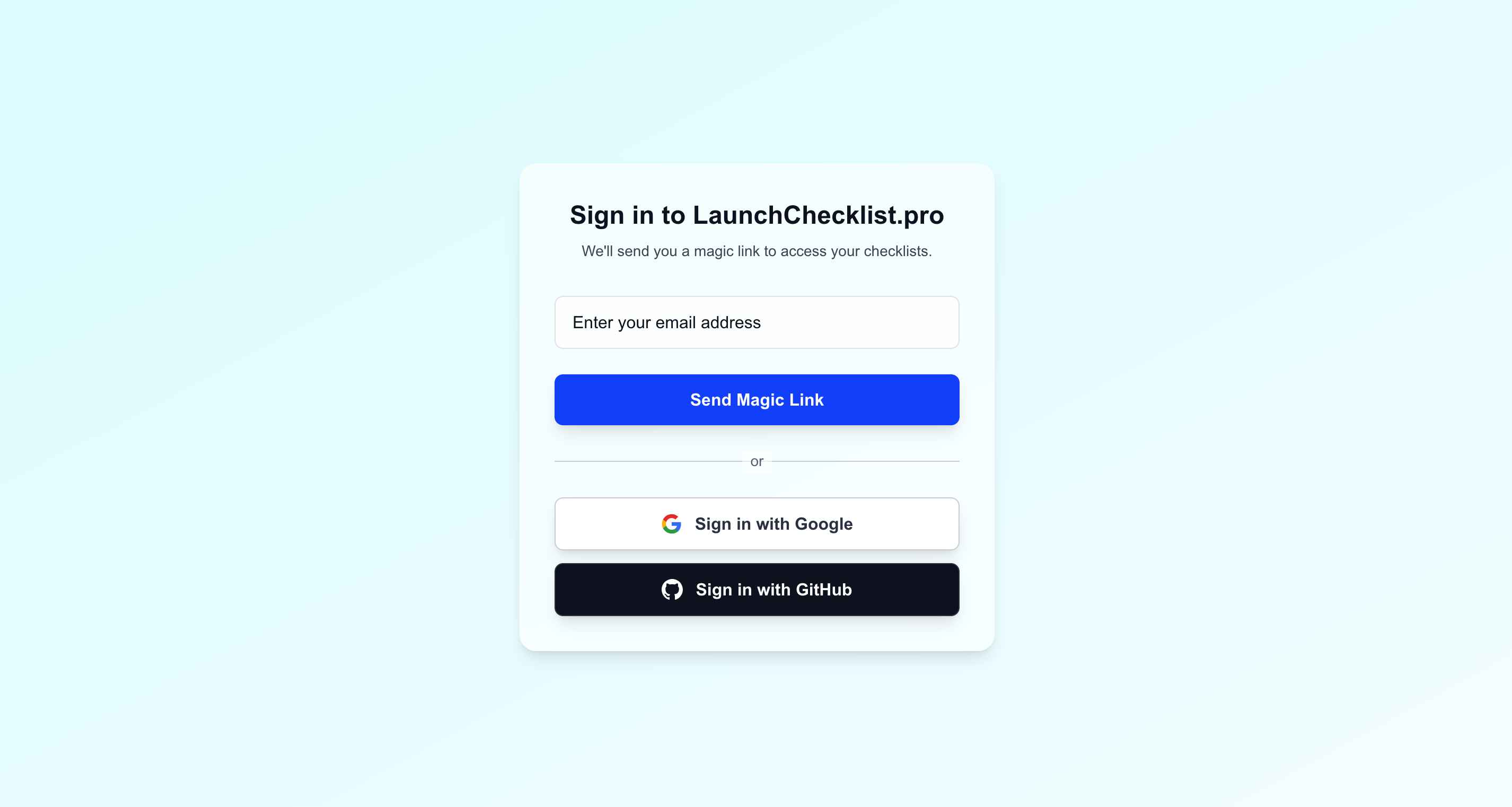 launchchecklist.pro media 6