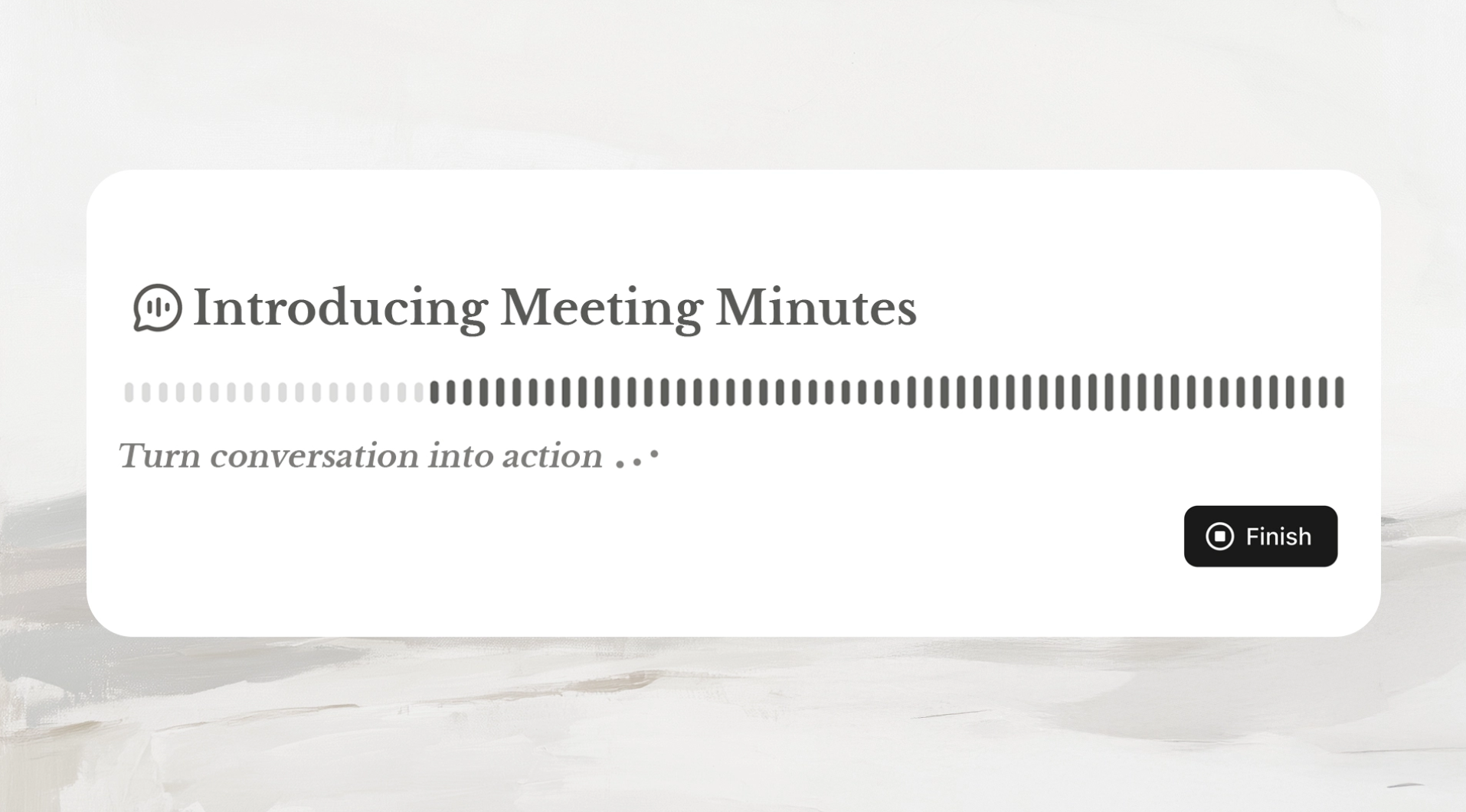 Manus Meeting Minutes gallery image