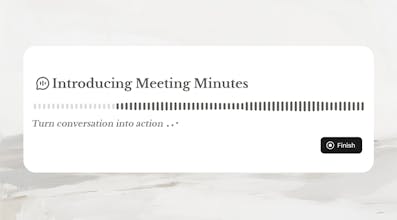 Manus Meeting Minutes gallery image