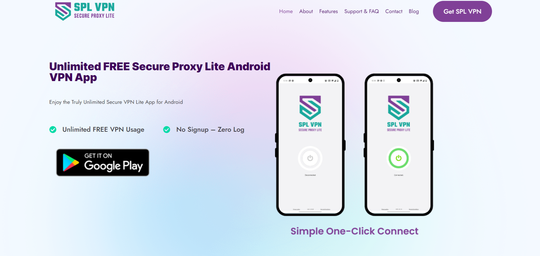 SPL VPN - VPN de un solo clic - Oculta tu IP y disfruta de la libertad de Internet media 2