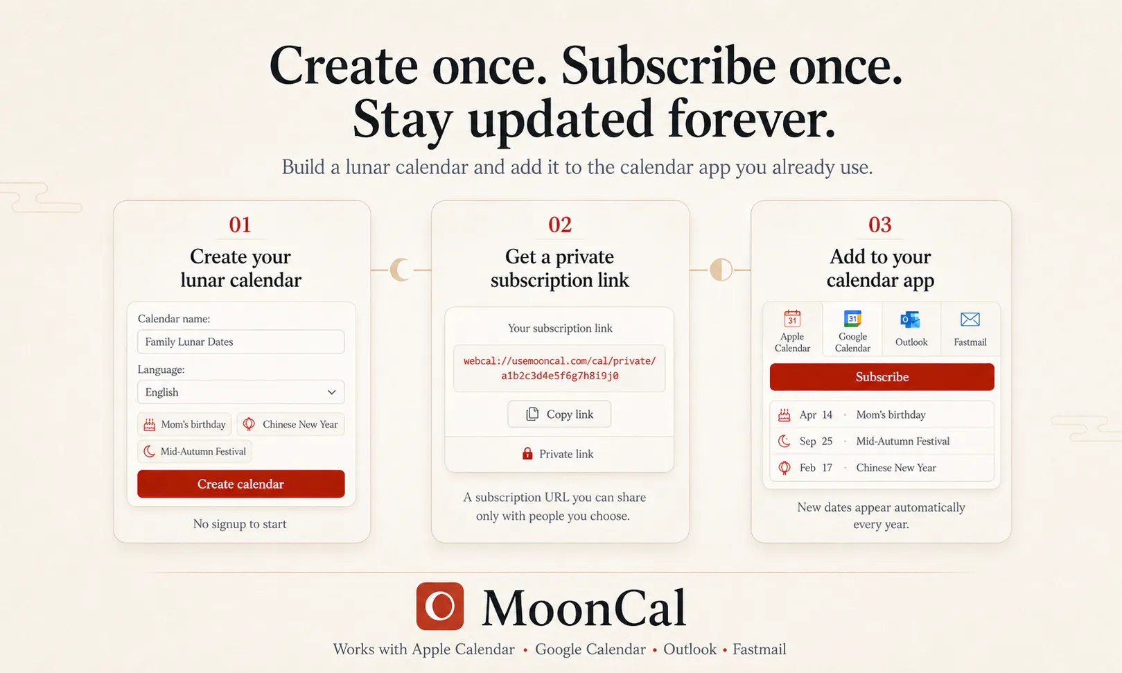 MoonCal —Chinese Lunar Birthday Calendar gallery image