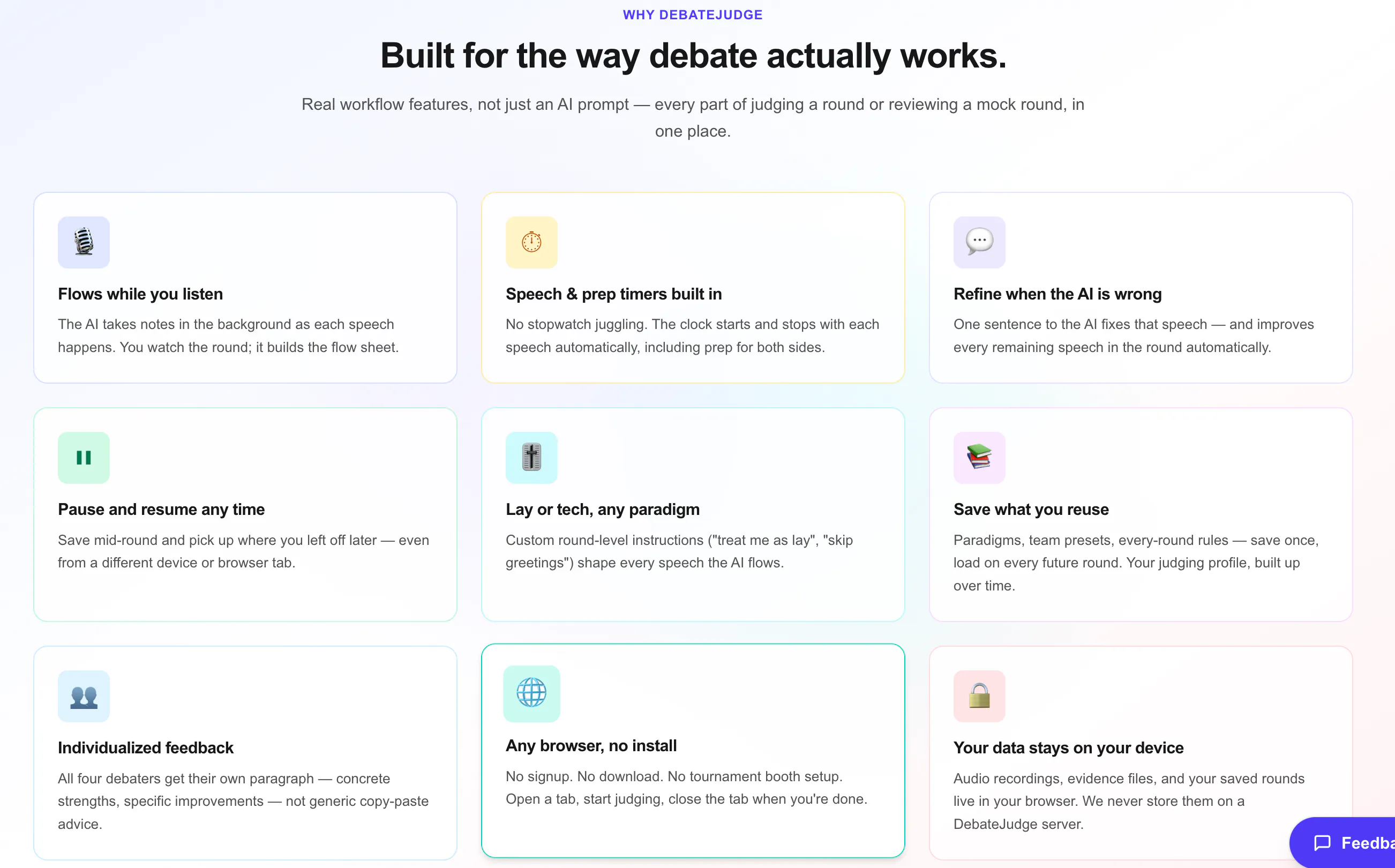 Debate Judge AI gallery image
