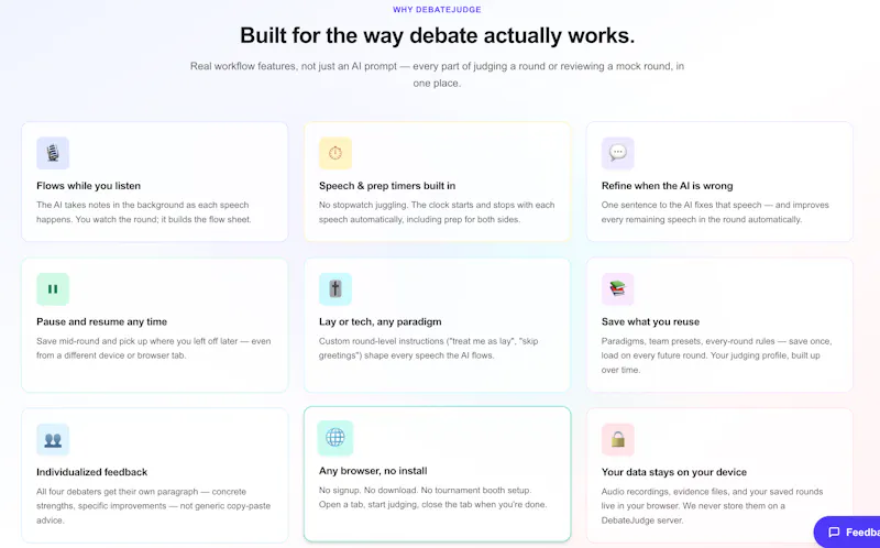 Debate Judge AI screenshot 3