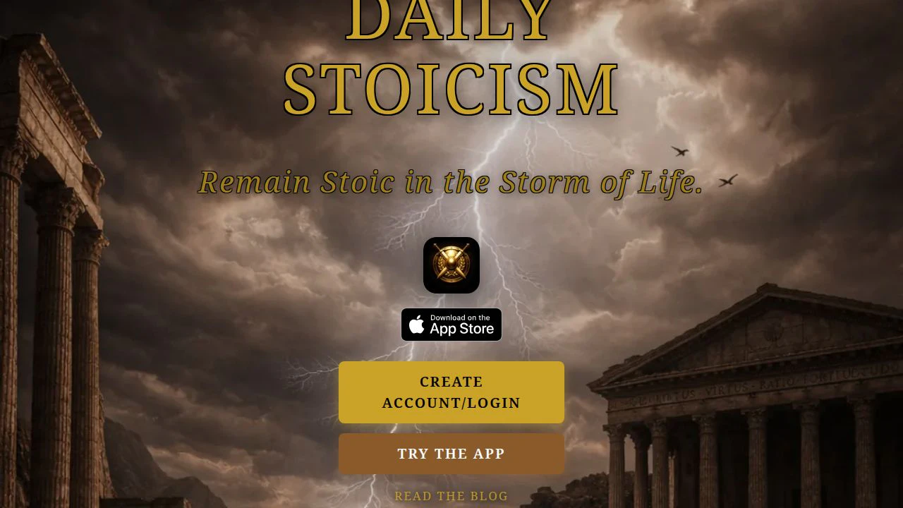 Daily Stoicism screenshot 1