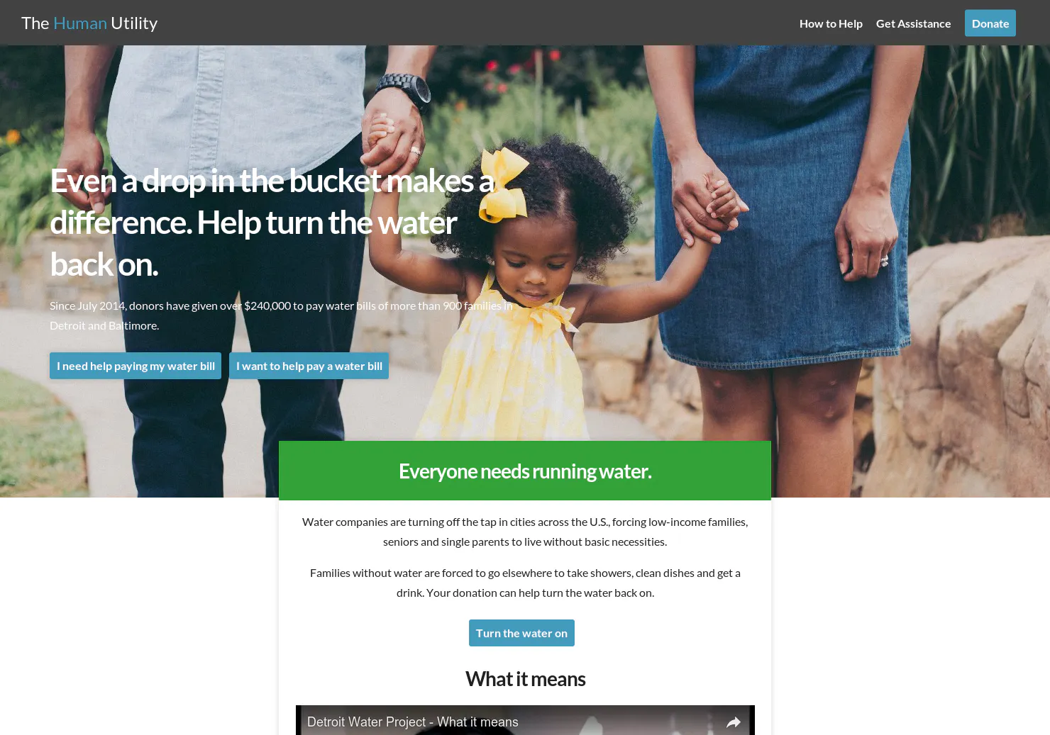 Detroit Water Project