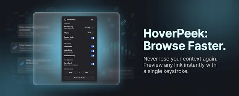 HoverPeek screenshot 2