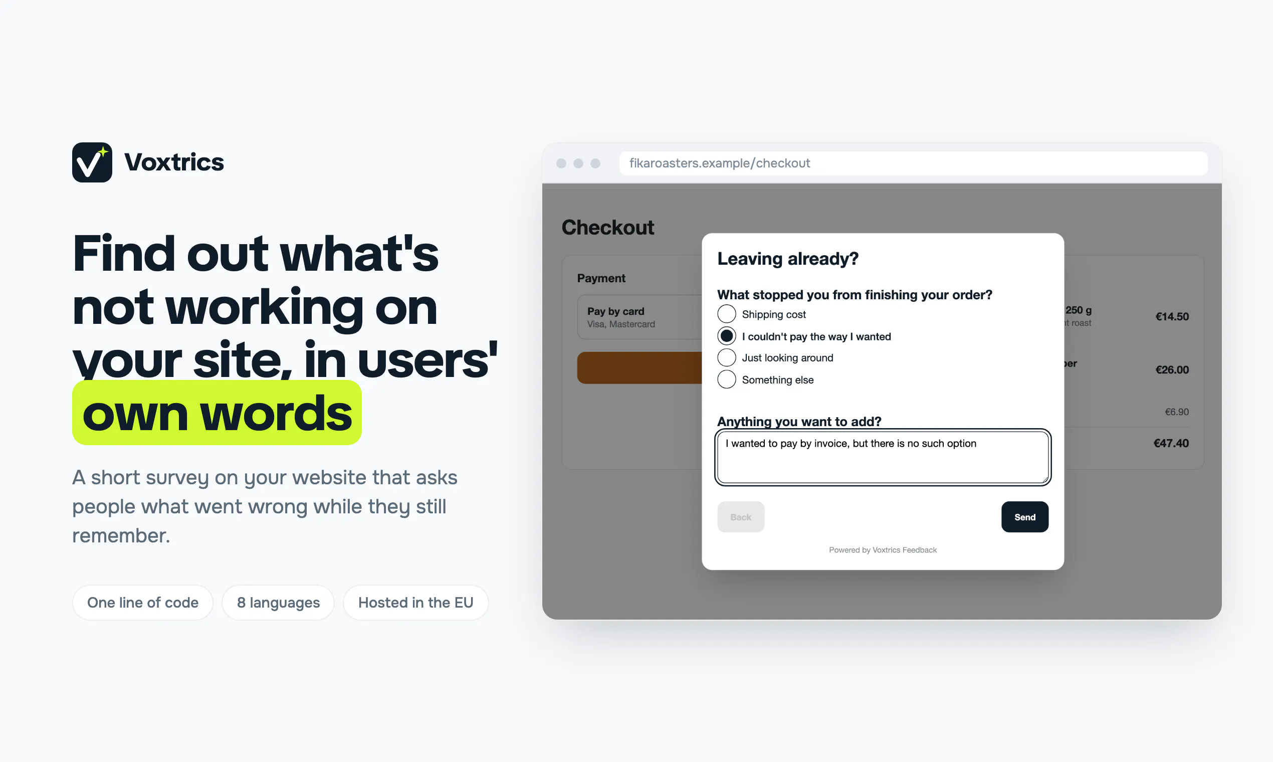 Voxtrics Feedback gallery image
