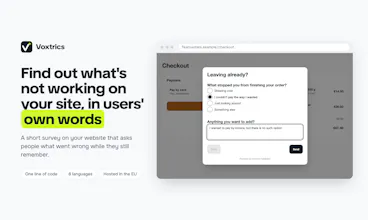Voxtrics Feedback gallery image