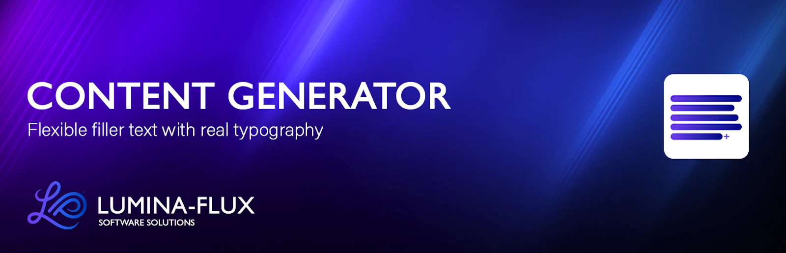 Lumina-Flux Content Generator screenshot 1