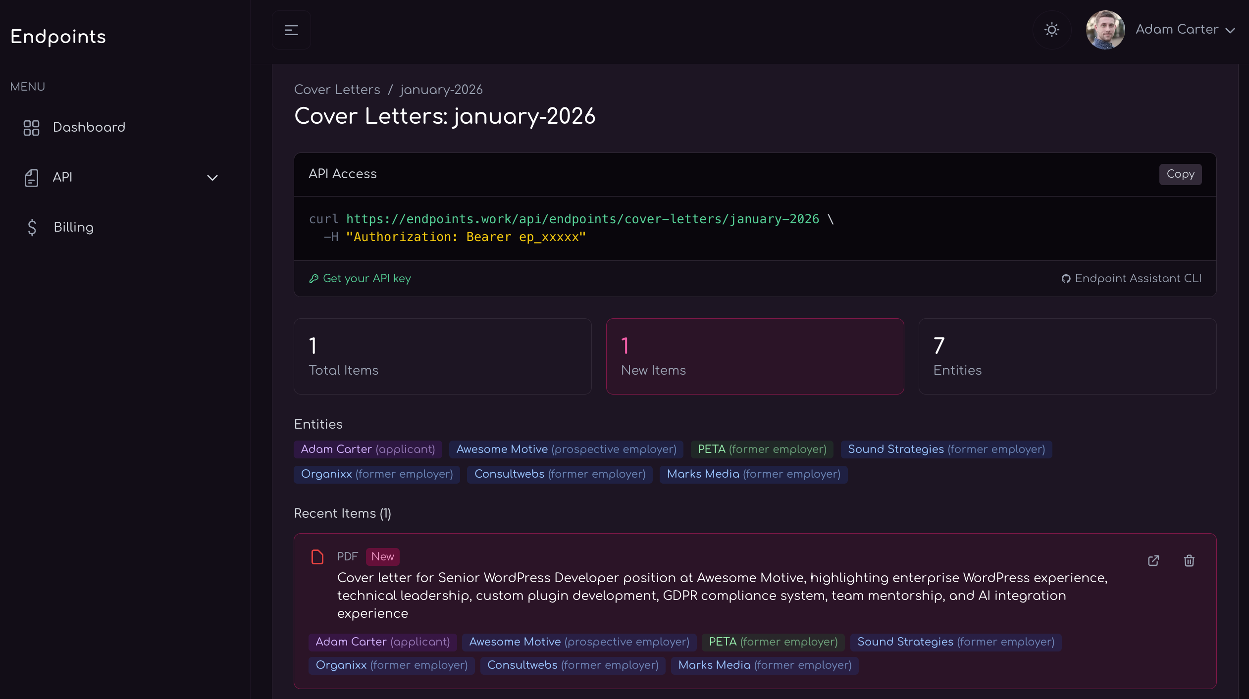 Endpoints gallery image