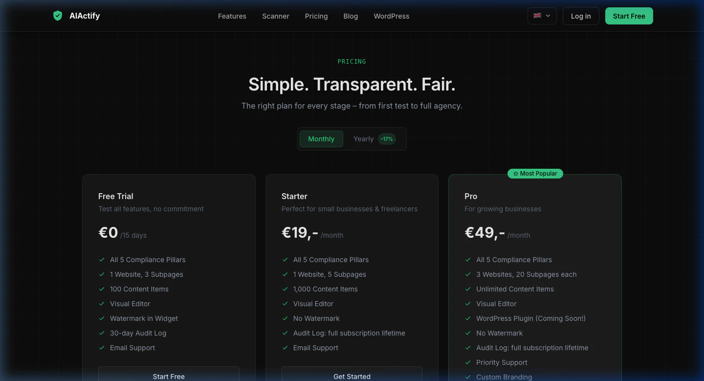 AIActify screenshot 1